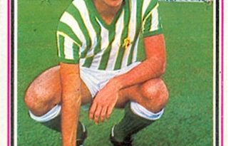 Liga 80-81. Hugo Cabezas (Real Betis). Ediciones Este. 📸: Toni Izaro.