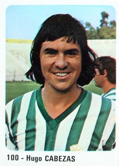 Liga 80-81. Hugo Cabezas (Real Betis). Editorial Cromo Crom. 📸: Jaime De la Cruz González.