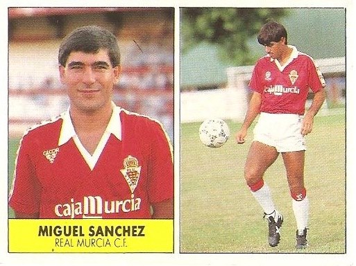 Liga 87-88. Miguel Sánchez (Real Murcia). Ediciones Festival.