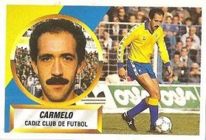 Liga 88-89. Carmelo (Cádiz C.F.). Ediciones Este.