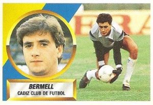 Liga 88-89. Bermell (Cádiz C.F.). Ediciones Este.