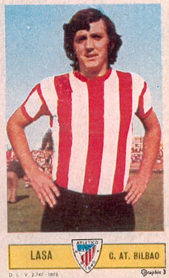 Liga 73-74. Lasa (Athletic Club de Bilbao). Ediciones Este. 📸: Toni Izaro.