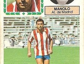 Liga 83-84. Manuel Agujetas Manolo (Atlético de Madrid). Ediciones Este.
