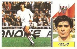 Liga 86-87. José Luis (Sevilla C.F.). Ediciones Este.