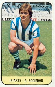 Liga 78-79. Iriarte (Real Sociedad). Ediciones Este. 📸: Toni Izaro.
