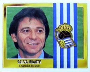 Liga 95-96. Salva Iriarte (Real Sociedad). Ediciones Este. 📸: Luis Pérez.