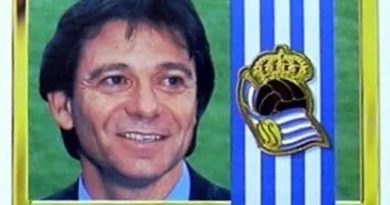 Liga 95-96. Salva Iriarte (Real Sociedad). Ediciones Este. 📸: Luis Pérez.