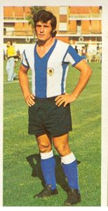 Liga 75-76. José Antonio (Hércules C.F.). Ediciones Este. 📸: Toni Izaro.