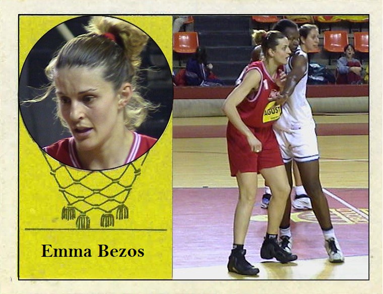 Emma Bezos (C.B. Ciudad de Burgos) 📸: Cromo-Montaje del Grupo de Facebook Nuestros álbumes de cromos.
