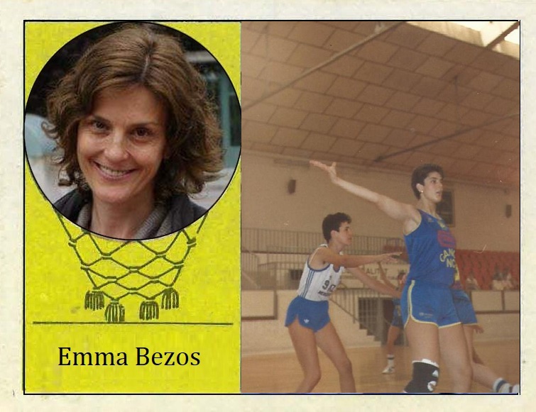 Emma Bezos (Real Canoe). 📸: Cromo-Montaje del Grupo de Facebook Nuestros álbumes de cromos.