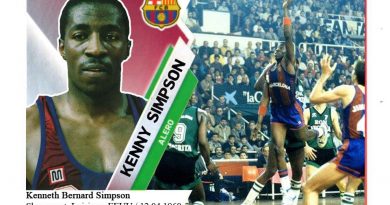 Kenny Simpson (F.C. Barcelona). 📸: Cromo-Montaje del Grupo de Facebook Nuestros álbumes de cromos.