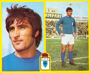 Liga 72-73. Galán (Real Oviedo). Ediciones Este. 📸: Toni Izaro.