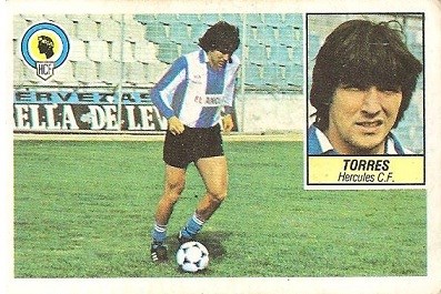Liga 84-85. Torres (Hércules C.F.). Ediciones Este.