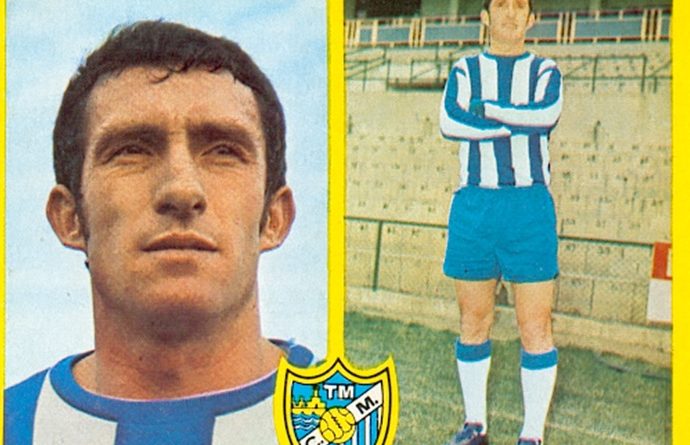 Liga 72-73. Benítez (C.D. Málaga). Ediciones Este. 📸: Toni Izaro.