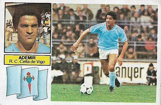 Liga 82-83. Ademir (Celta de Vigo). Ediciones Este. 📸: Agustín Parodi Soria.