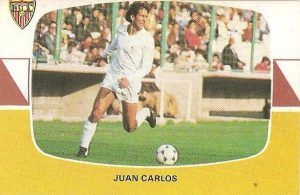 Liga 84-85. Juan Carlos (Sevilla C.F.). Cromos Cano.
