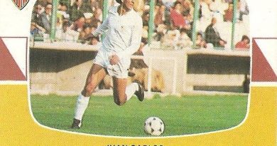 Liga 84-85. Juan Carlos (Sevilla C.F.). Cromos Cano.