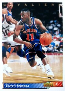 NBA 1992-1993. Terrell Brandon (Cleveland Cavaliers). Upper Deck.
