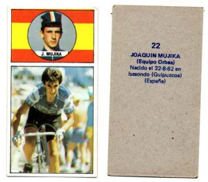 Vuelta ciclista, ases del pedal. Jokin Mujika (Orbea). Editorial J. Merchante. 📸: Antonio Sevillano Gil.