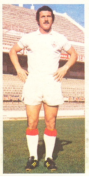 Liga 75-76. Plaza (Sevilla F.C.). Ediciones Este. 📸: Toni Izaro.
