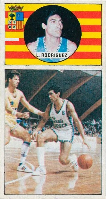 Campeonato de Liga 1986-87. López Rodríguez (Magia Huesca). Editorial Merchante. 📸: Fidel Trenado Pérez.