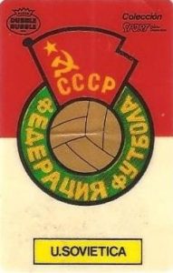 Mundial 1986. Escudo Unión Soviética (Unión Soviética). Ediciones Dubble Dubble.