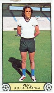 Liga 79-80. Pepe (U.D. Salamanca). Ediciones Este. 📸: Toni Izaro.