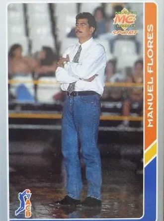 ACB 1994-1995 Manolo Flores (Cáceres C.B.). Editorial Mundicromo. 📸: Diego Muñoz.