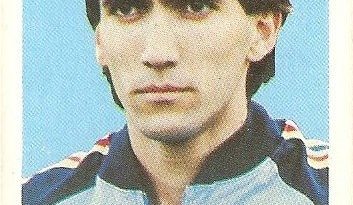 Eurocopa 1984. Zlatko Vujovic (Yugoslavia) Editorial Fans Colección.