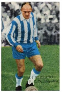 Liga 1965-66. Di Stéfano (R.C.D. Español). Editorial Fher. 📸: Sergio Hernández.