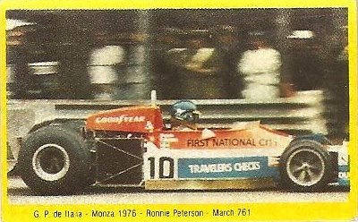 Grand Prix Ford 1982. Ronnie Peterson (March). (Editorial Danone).