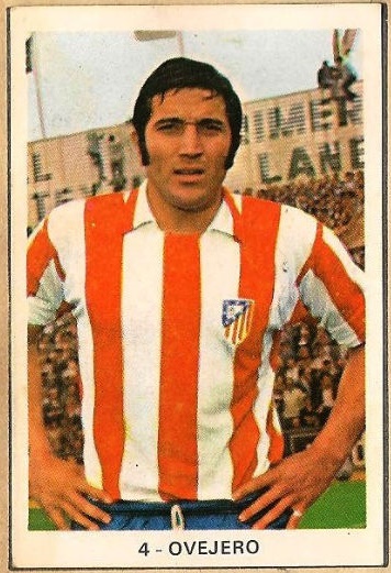 Liga 70-71. Ovejero (Atlético de Madrid). Editorial Ruiz Romero. 📸: Francisco García.