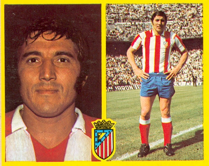 Liga 72-73. Ovejero (Atlético de Madrid). Ediciones Este. 📸: Toni Izaro.