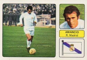 Liga 73-74. Amancio (Real Madrid). Editorial Fher. 📸: Juan Álvarez.