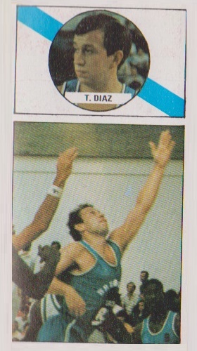 Baloncesto 86-87. Tito Díaz (Breogán). Editorial Merchante. 📸: Adrián Vázquez.