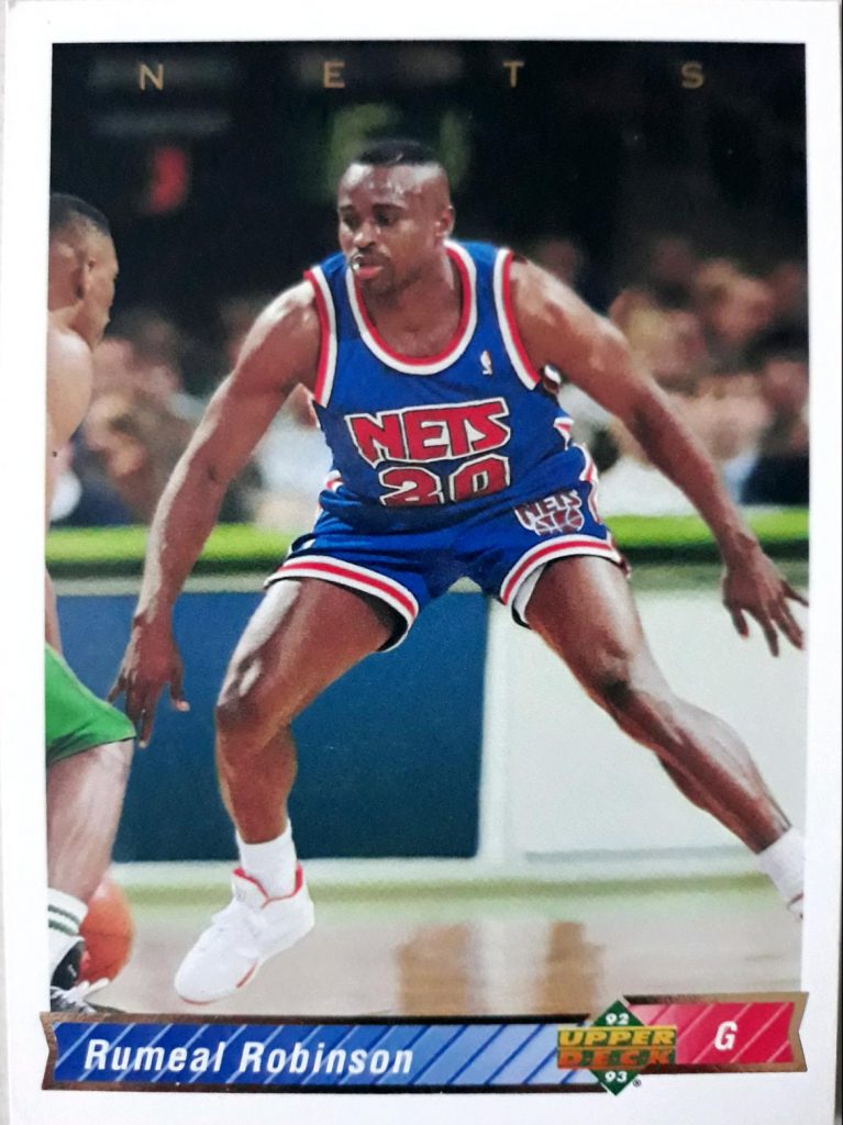 NBA 1992-1993. Rumeal Robinson (New York Nets). Upper Deck.
