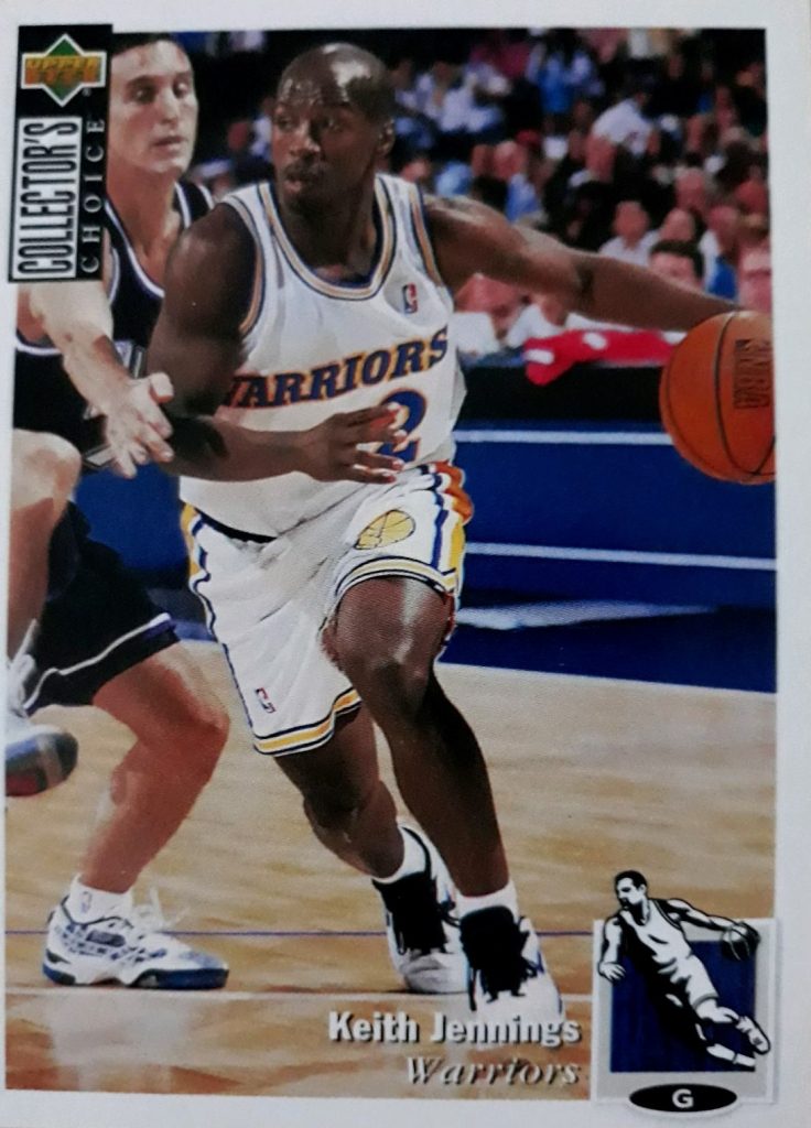 NBA 1994-1995. Keith Jennings (Golden State Warrios). Upper Deck.