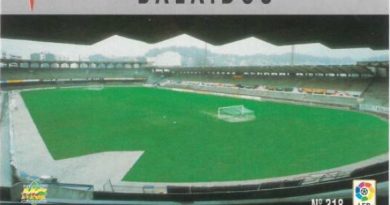 Las fichas de la Liga 97-98. Nº 318. Estadio de Balaidos (Real Club Celta de Vigo). Editorial Mundicromo.