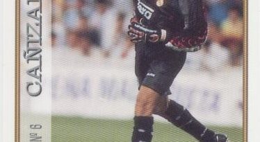 Las fichas de la Liga 97-98. N.º 6. Cañizares (Real Madrid C. F.). Editorial Mundicromo.