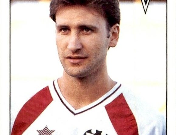 Liga 93-94. Parri (Albacete Balompié). Editorial Panini. 📸: Hugo López.