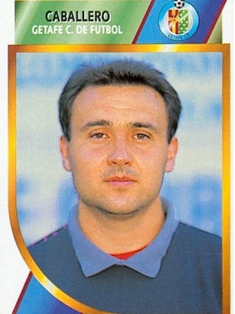 Liga 95-96. Caballero (Getafe C.F.). Ediciones Este. 📸: Toni Izaro.