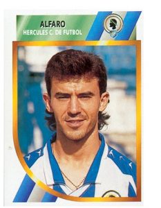 Liga 94-95. Alfaro (Hércules C.F.). Ediciones Este. 📸: Toni Izaro.