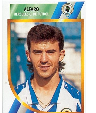 Liga 94-95. Alfaro (Hércules C.F.). Ediciones Este. 📸: Toni Izaro.