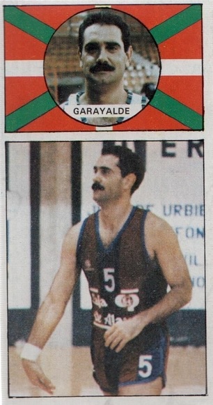 Baloncesto 1986-87. Iñaki Garaialde (Caja de Álava). 📸: Fermín Arriaza López.