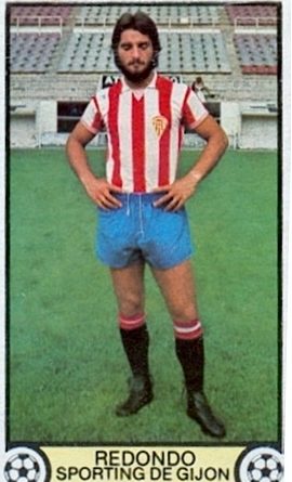 Liga 79-80. Redondo (Sporting de Gijón). Ediciones Este. 📸: Toni Izaro.