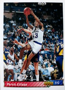 NBA 1992-1993. Pervis Ellison (Washington Bullets). Upper Deck.