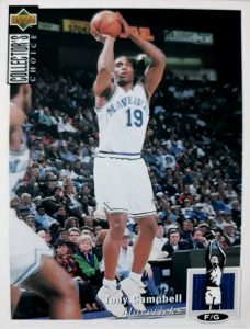 NBA 1994-1995. Tony Campbell (Dallas Mavericks). Upper Deck.