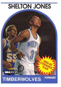 Cromos 1989 - 1990. Shelton Jones (Minnesota Timberwolves). NBA Hoops. 📸: Ramón Rodriguez Blázquez.