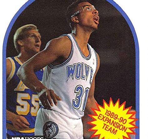 Cromos 1989 - 1990. Shelton Jones (Minnesota Timberwolves). NBA Hoops. 📸: Ramón Rodriguez Blázquez.