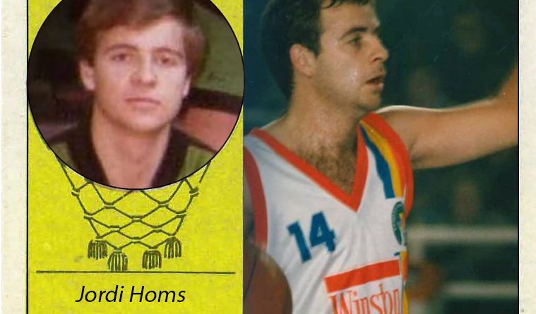 Jordi Homs (B.C. Andorra). 📸: Cromo-Montaje del Grupo de Facebook Nuestros álbumes de cromos.